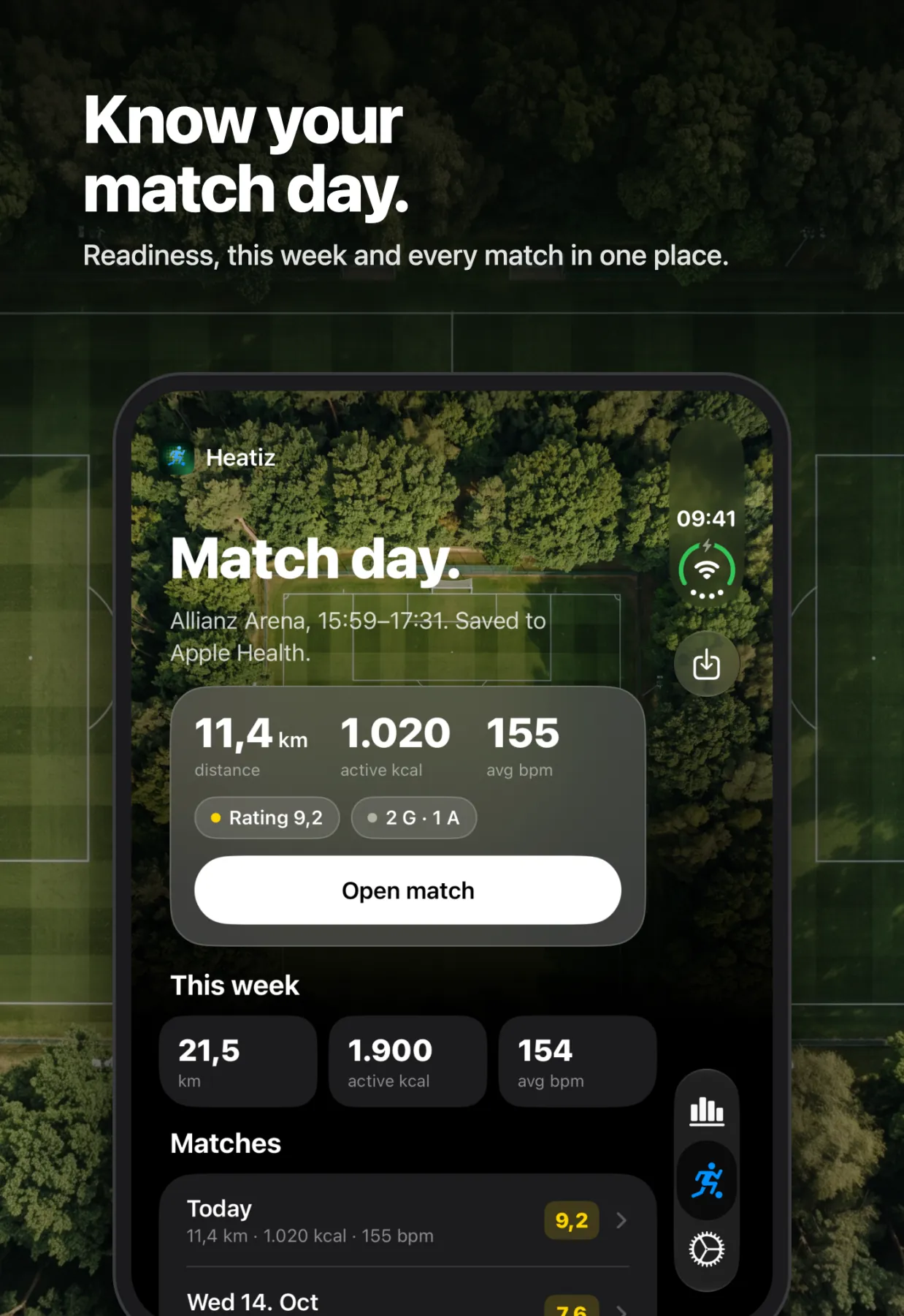 Know your match day on iPhone Duo — readiness, this week and every match in one place