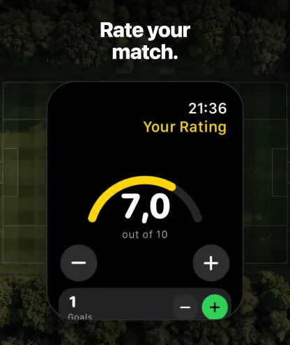 Rate your match on Apple Watch