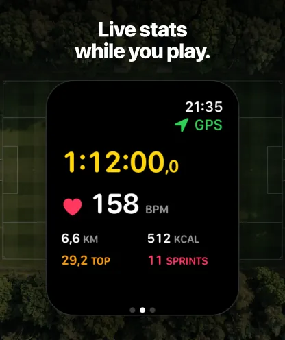 Live stats while you play